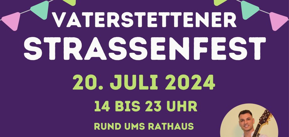 Plakat Straßenfest 2024 für Druck (598 x 845 mm) - 1